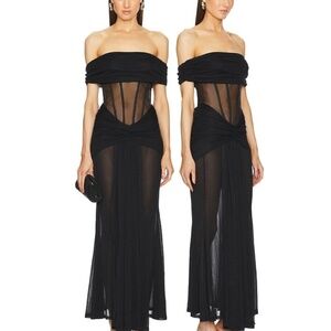 Michael Costello x REVOLVE Catalina Gown black